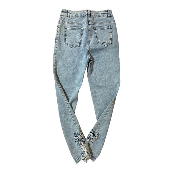 TRICOTTO/JANE & JOHN BOHEMIAN Lace Crop Ankle Jeans - Picture 2 of 12